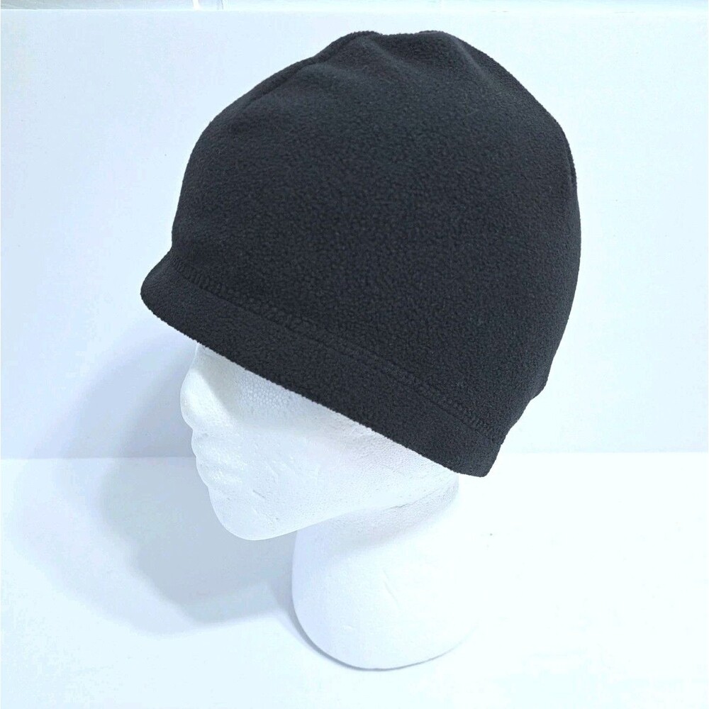 Mountain Warehouse Fleece Beanie Winter Run Ski Hat Cap Basic Black